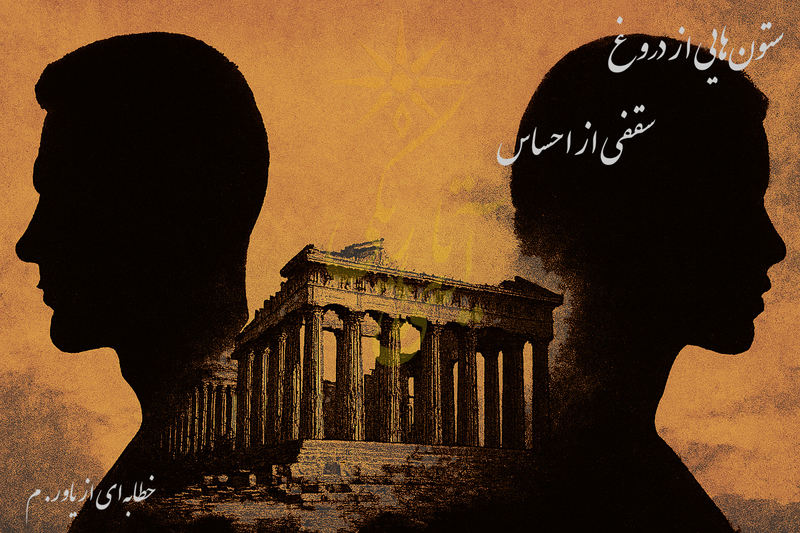 ستونهایی از دروغ، سقفی از احساس