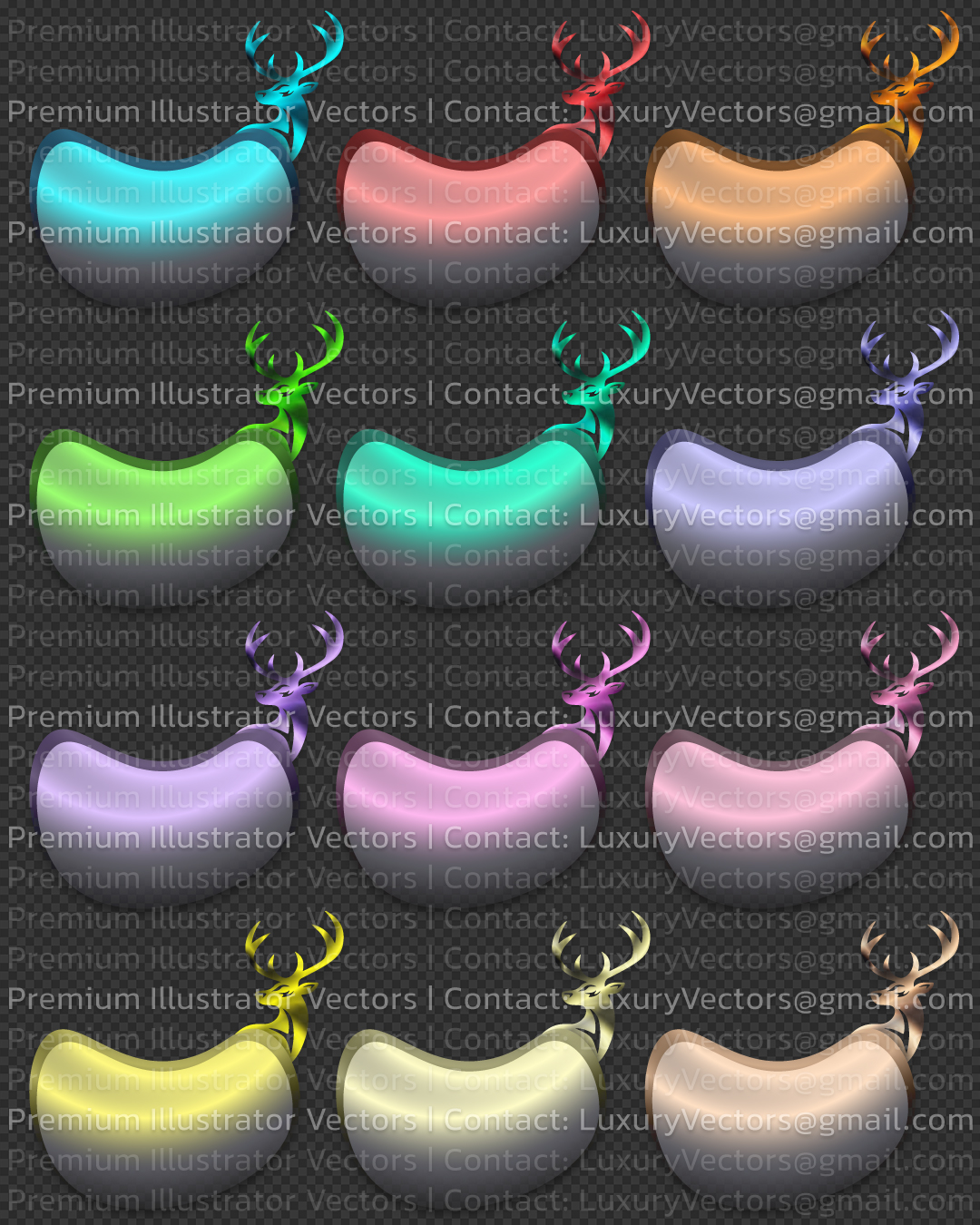 عکس حیوانات جنگل لوگوی سر گوزن لوگو جانوران جنگلی