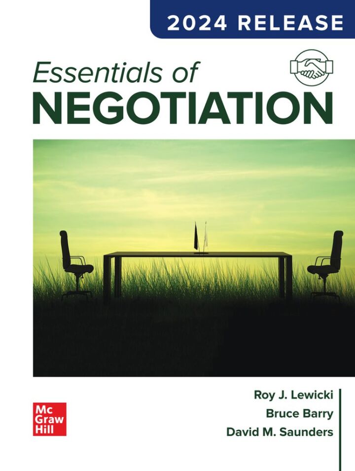 Essentials of Negotiation: 2024 Release - Instructor Resources (Instructor's Manual + Test Bank + PowerPoint Presentations) - img