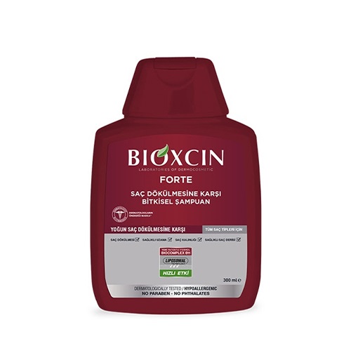  شامپو ضد ریزش گیاهی بیوکسین(BIOXCIN) مدل فورت(FORTE) 