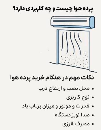 نکات مهم در هنگام خرید پرده هوا