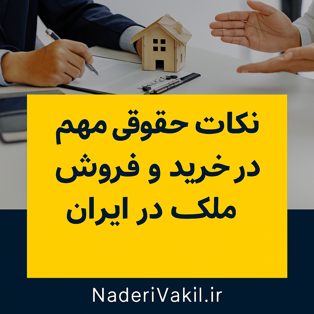 وکیل املاک و مستغلات