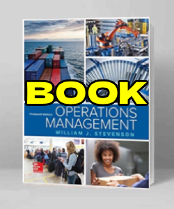 Book OPERATIONS MANAGEMENT 13th Edition William Stevenson