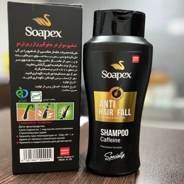 شامپو سوپکس کافئین دار اصل