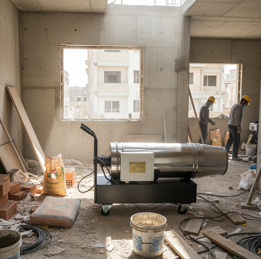 هیتر صنعتی باکدار