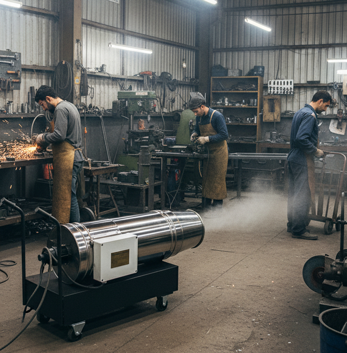 بخاری موشکی گازوئیلی