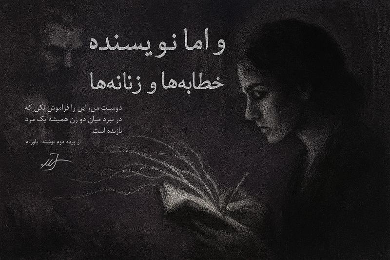 و اما نویسنده، خطابه‌ها و زنانه‌ها