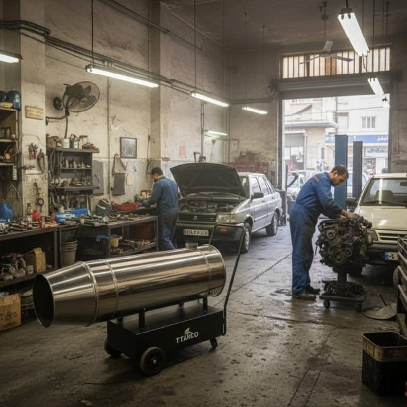 جت هیتر گازوئیلی بدون باک تی تاک