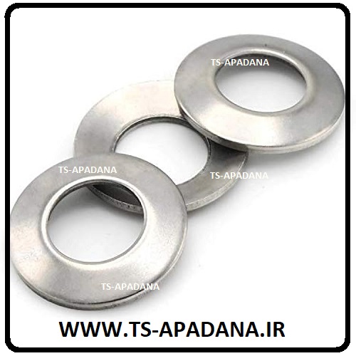 واشر بشقابی، واشر شکل بشقاب، واشرهای بشقابی، واشر DIN 2093، واشر استیل بشقابی، واشر فولادی بشقابی