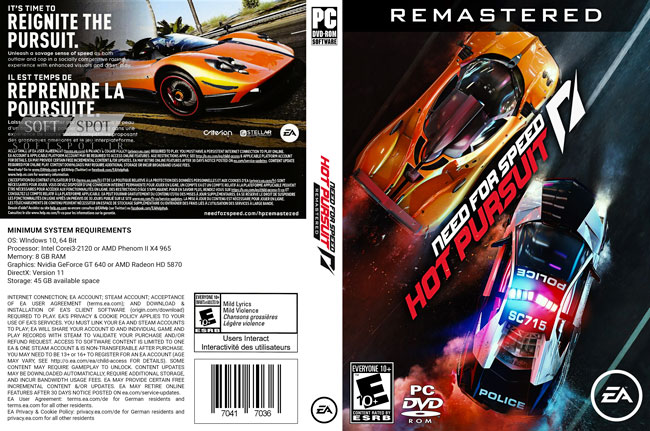 Need for Speed Hot Pursuit Remastered Cover