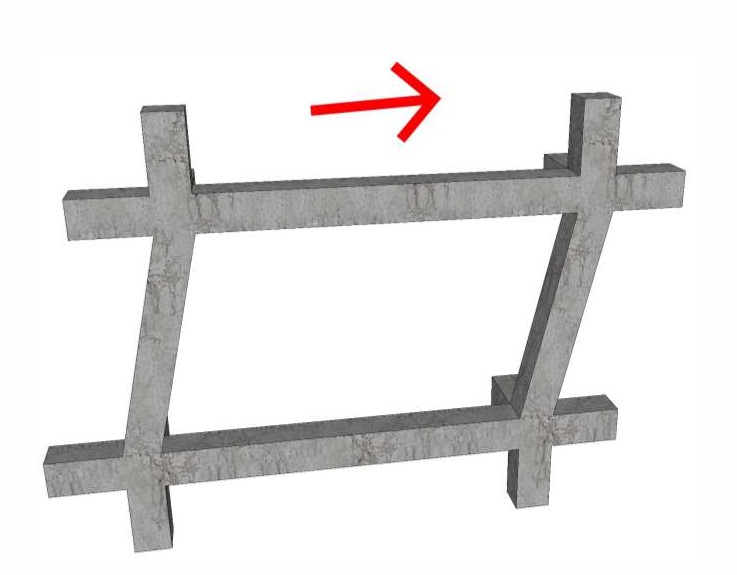 نمایش قاب سازه ای(والپست)