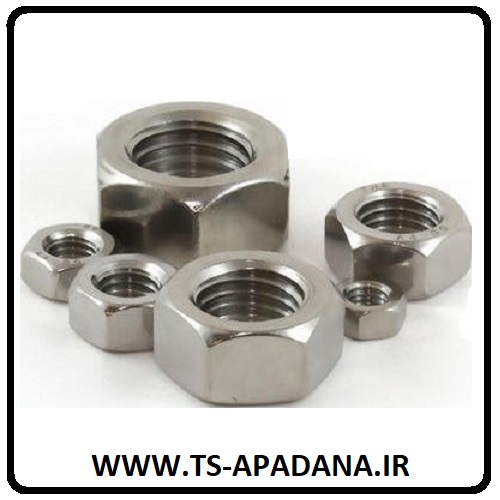 مهره میلیمتری، مهره دنده میلیمتر، مهره رزوه میلیمتر، مهره گام میلیمتر، مهره دنده م.م، مهره رزوه م.م، مهره دنده mm