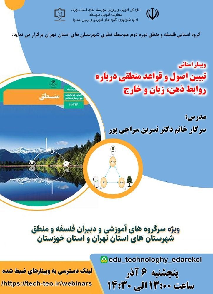 تبیین اصول و قواعد منطقی درباره روابط ذهن زبان و خارج