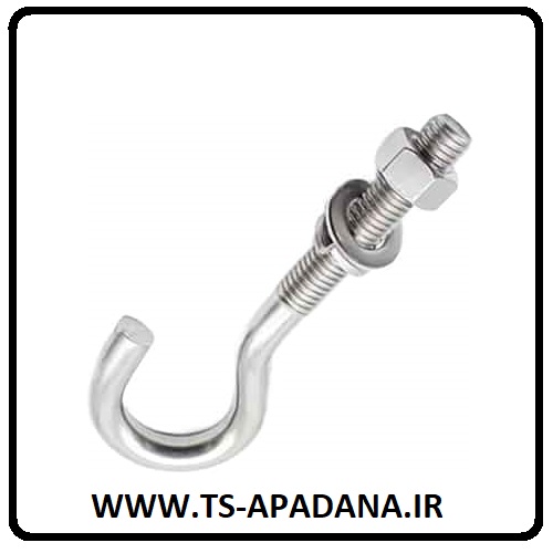 قلاب سقفی، قلاب مخصوص سقف، قلاب برای سقف، قلاب پیچی سقفی، پیچ قلاب سقفی، قلاب پیچ شونده سقف
