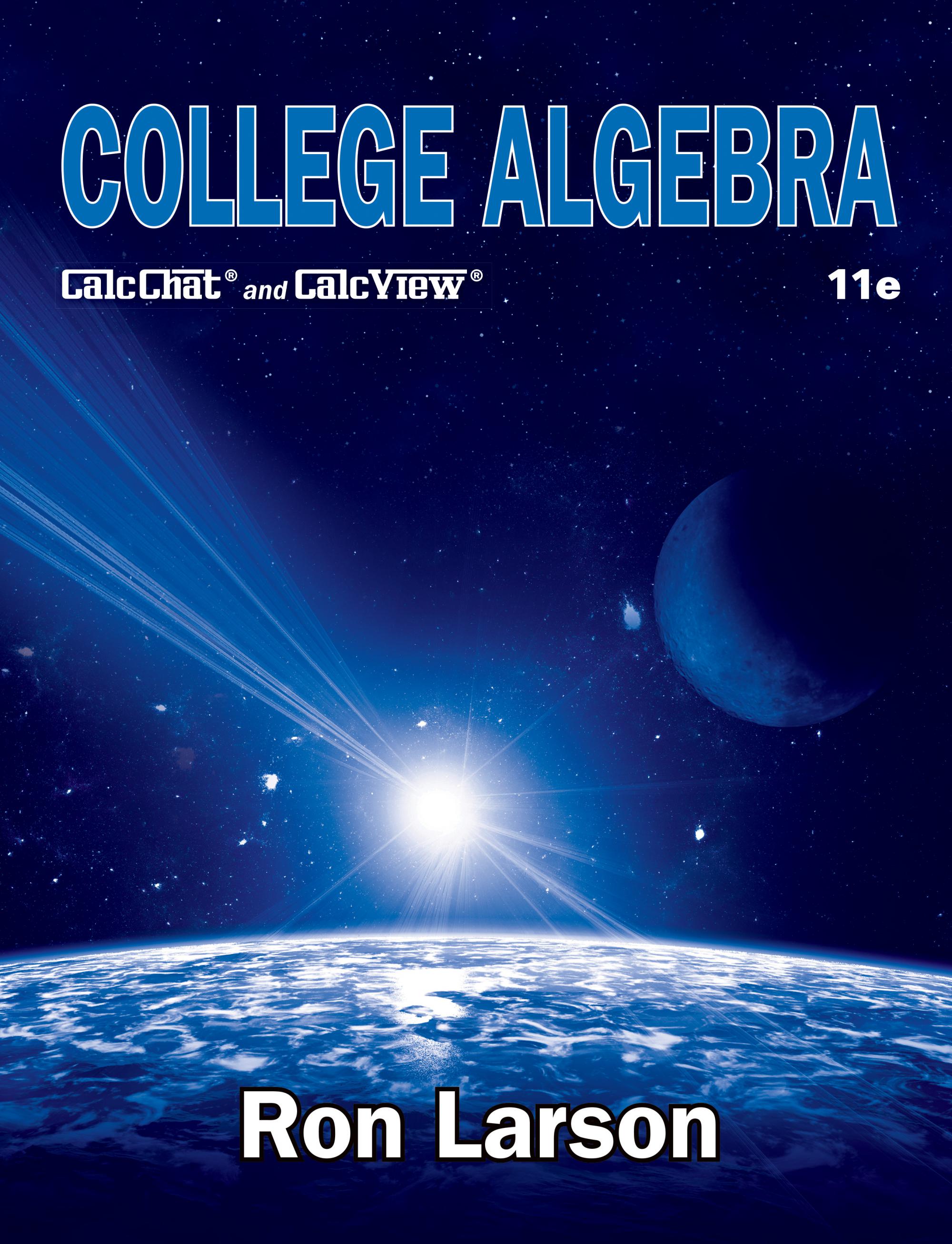 College Algebra, 11th Edition - Instructor Resources (Instructor's Solutions Manual + Test Bank + Other Resources) - img