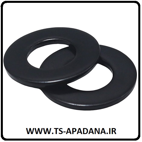 واشر آهنی سیاه، واشر آهنی رنگ سیاه، واشر آهنی گالوانیزه سیاه، واشر آهنی آبکاری سیاه، واشر آهنی پوشش سیاه، واشر روکش سیاه
