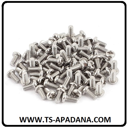 پیچ استوانه ریز، پیچ استوانه کوچک، پیچ استوانه ای سایز کوچک، پیچ استوانه کوچیک، پیچ استوانه قطر کوچک