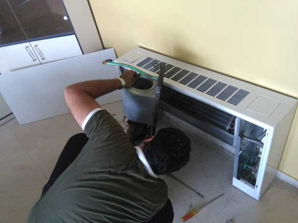 روش نصب فن کویل زمینی