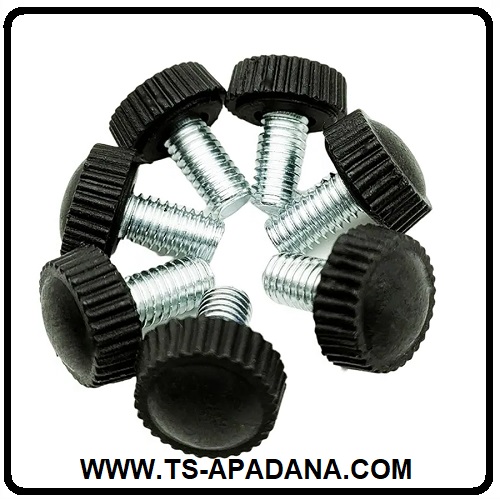 پیچ سر پلاستیکی گرد، پیچ دسته پلاستیکی گرد، پیچ مهره دسته پلاستیکی گرد، پیچ سری پلاستیکی دایره ای، پیچ دسته پلاستیکی دایره ای