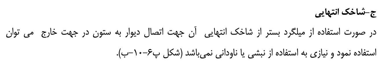 حذف ناودانی منقطع با اجرای میلگردبستر