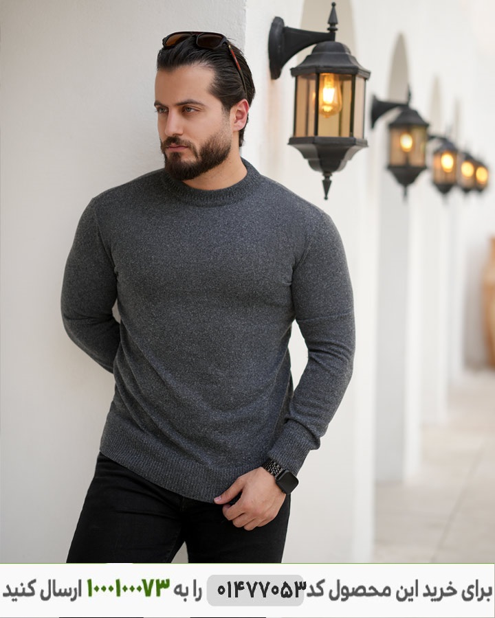 عکس محصول بافت مردانه مدل slaniek (زغالی) کد6416