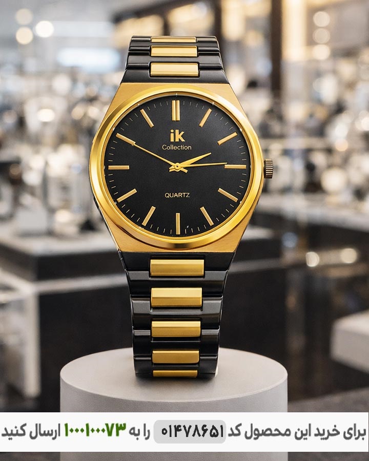 ساعت مردانه collection مدل quartz (طلایی) کد6471 عکس محصول ساعت مردانه Collection مدل QUARTZ (طلایی) کد6471