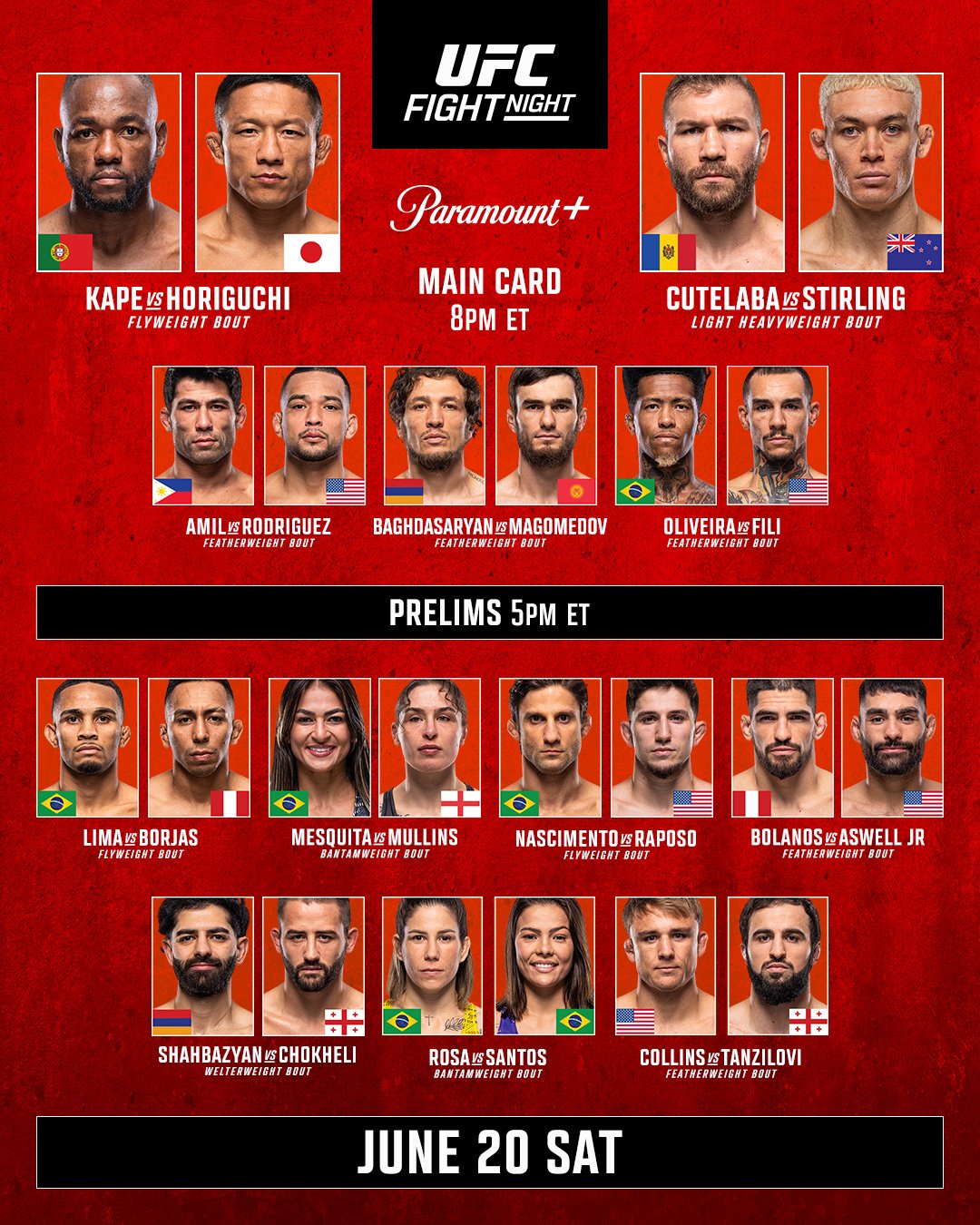دانلود یو اف سی فایت نایت  279:   UFC Fight Night 279: Kape vs. Horiguchi