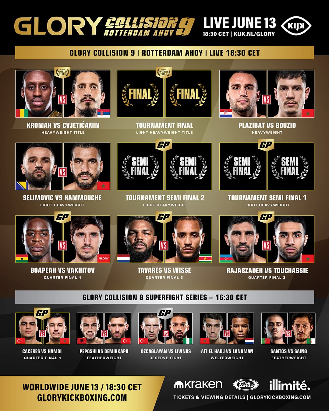 دانلود رویداد کیک بوکسینگ :   GLORY COLLISION 9