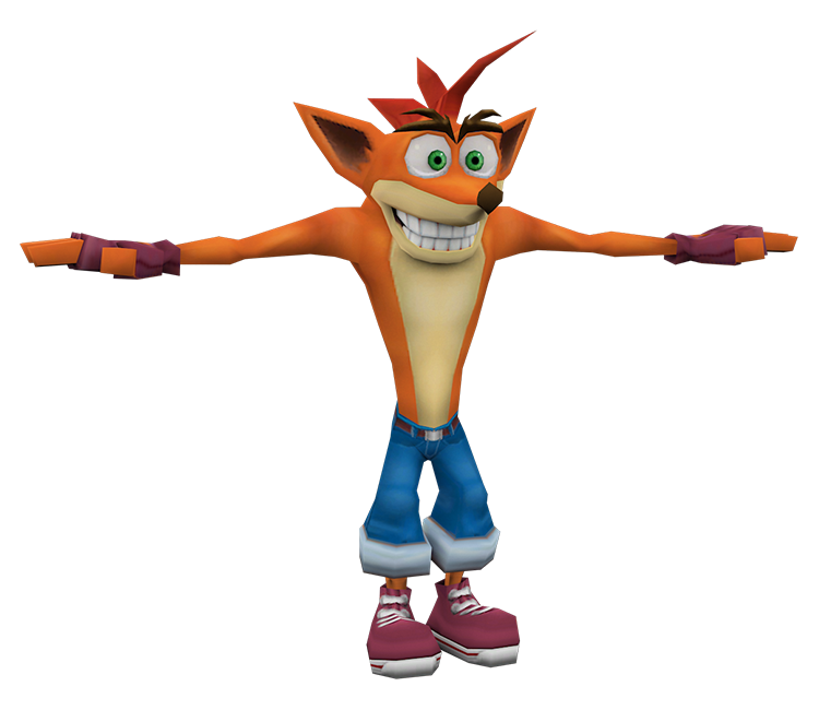 Crash Bandicoot کراش باندیکوت مدل ریکبندی شده آماده برای بازی سازی