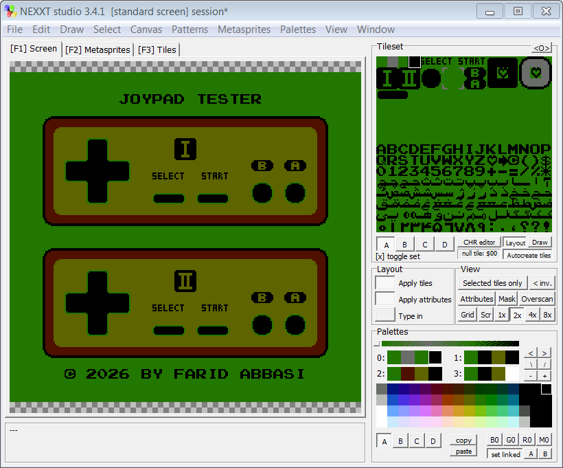 Joypad Tester - nesdev.org