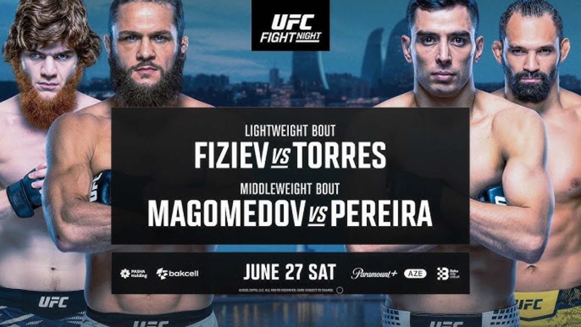 دانلود یو اف سی فایت نایت  280:   UFC Fight Night 280: Fiziev vs. Torres