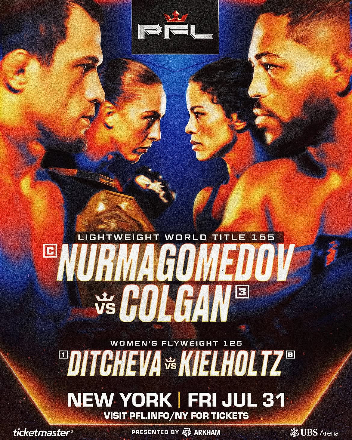 دانلود رویداد ام ام ای :   PFL New York: Nurmagomedov vs. Colgan